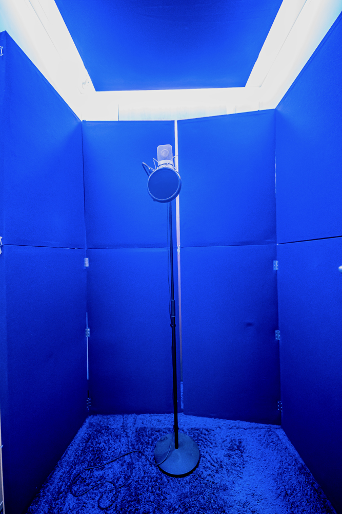 cette image représente la cabine de prise du studio d'enregistrement Equinox studios by DMG